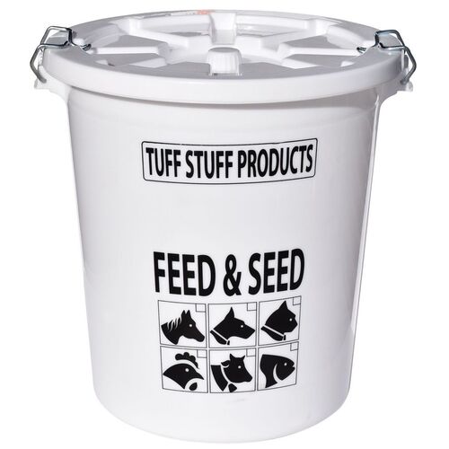 Feed & Seed Storage Drum with Latching Lid - 17 gallon/80 lb