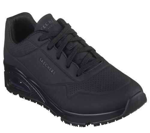 Women's Work Lace Relaxed Fit Uno SR Black Shoe