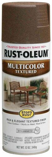 Stops Rust MultiColor Textured Spray Paint in Autumn Brown - 12 oz