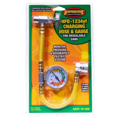 1234YF Universal Charging Hose with Gauge