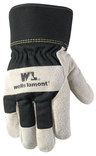 Men's Work Gloves with Palomino Suede Cowhide