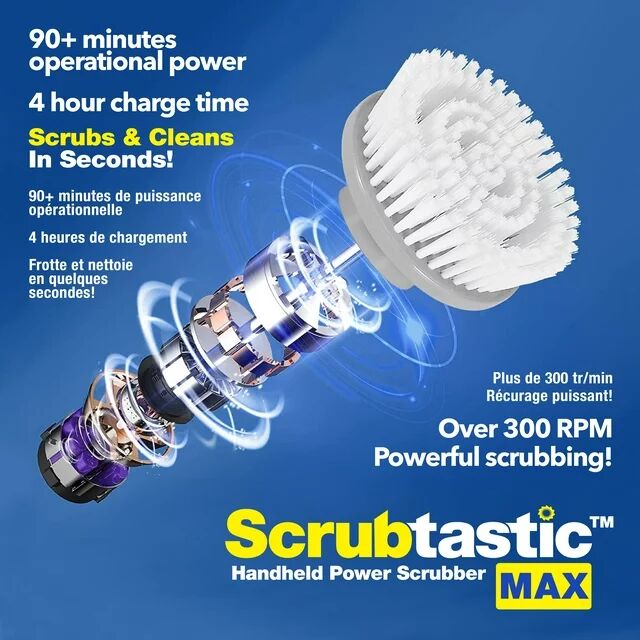 Scrubtastic Electric Spin Rechargeable Scrubber