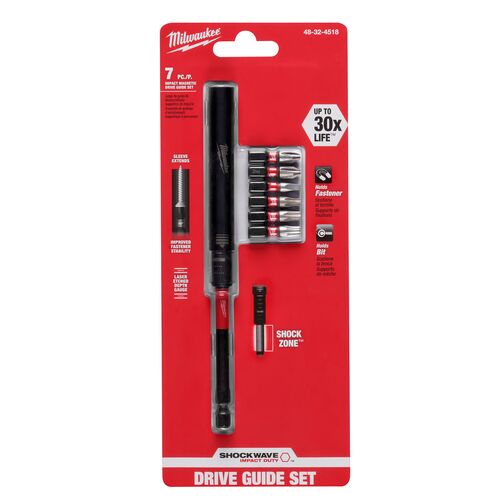 SHOCKWAVE Impact Magnetic Drive Guide Set - 7 PC