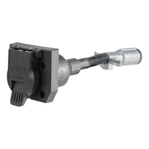 6-Way Round  to 7-Way RV Blade Electrical Adapter