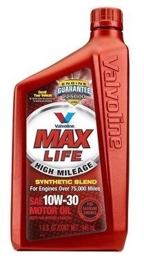 10W-40 High Mileage with MaxLife Technology Synthetic Blend Motor Oil - 1 Quart