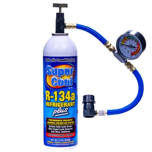 R-134a 19 Oz With Heavy Duty Charging Hose & Gauge Refrigerant
