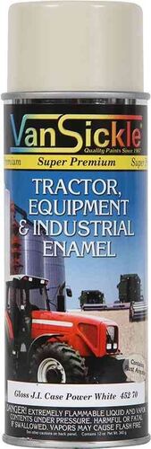 Tractor, Equipment, & Industrial Enamel Spray Paint in Case White - 12 oz