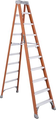 Fiberglass Step Ladder Type 1A - 10'