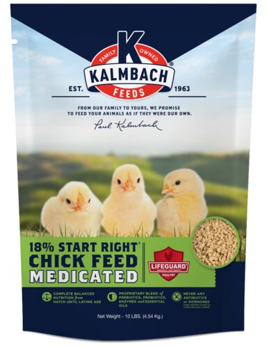 18% Start Right Chick Feed (Medicated) - 10 lb
