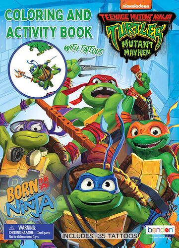 Tattoos Activity Color Book - Assorted