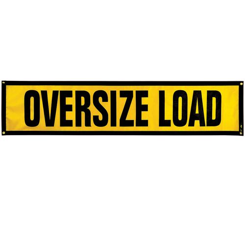 84" x 18" Mesh Oversized Load Banner with Grommets