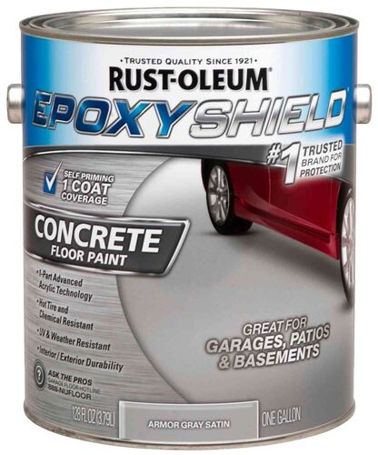 Epoxy Shield Concrete Gray Floor Armor Paint