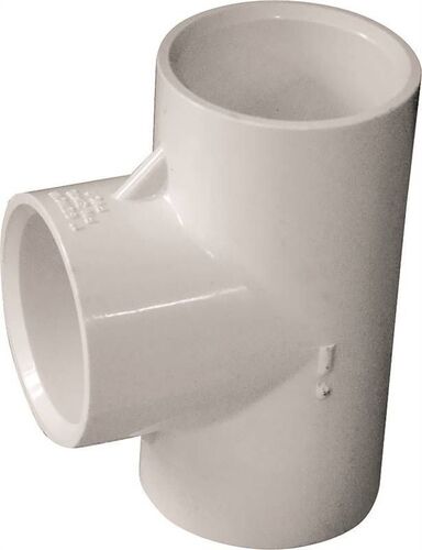 1" Slip Joint Branch Connection White Pipe Tee