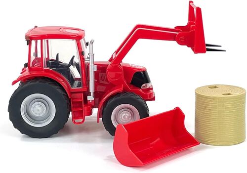 Red Tractor & Implements Set