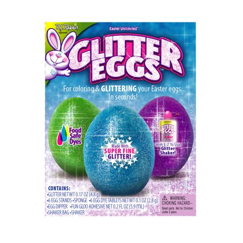 Glitter Decorating Egg Kit