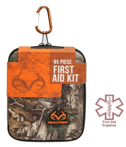 85 Piece Realtree Large Hard-Shell Foam First Aid Kit