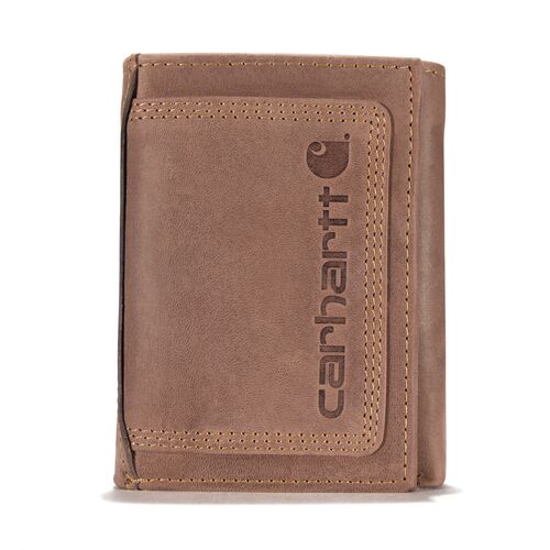 Men's Detroit Trifold Wallet in Brown