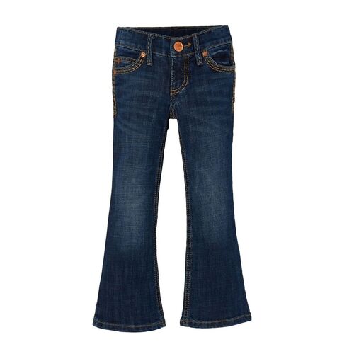 Girl's Low-Rise Premium Patch Bootcut Jean