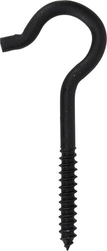 Screw Hook Black Flagged