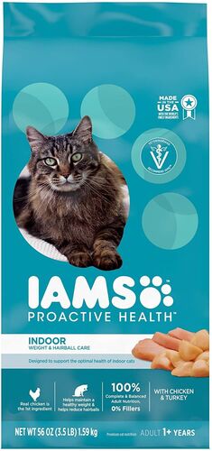 Proactive Health Adult Indoor Weight and Hairball Care Dry Cat Food