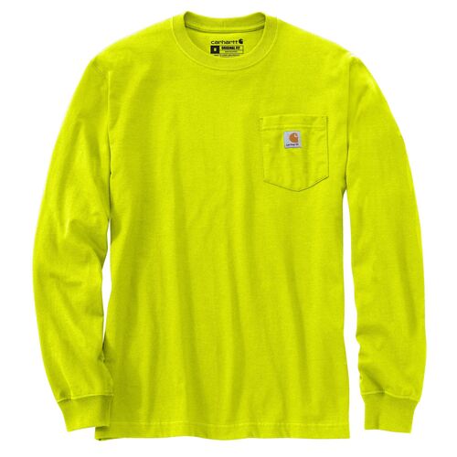Men's Loose Fit Heavyweight Long-Sleeve Pocket T-Shirt