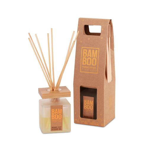 Orange Zest & Clove Oil Bamboo Fragrance Diffuser