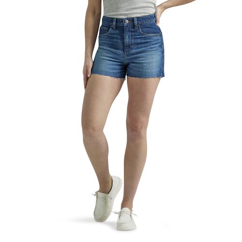 Women's Retro Bailey High Rise Cut-Off Shorts in Samantha