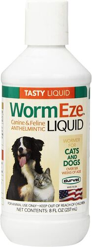 Liquid Wormer For Cats & Dogs 8 fl oz