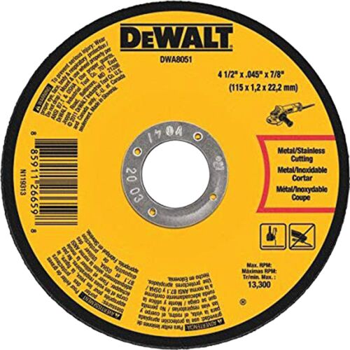 10 Pack Cutting Wheel 4-1/2"x0.45"7/8"