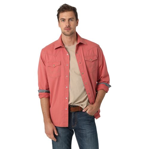 Men's Retro Premium Button Down Long Sleeve Shirt