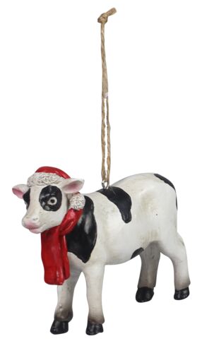 Resin Cow Ornament