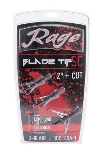 3-Blade with SC 100gr Chisel Tip 1.6" Cut Broadhead - 3-Pack 