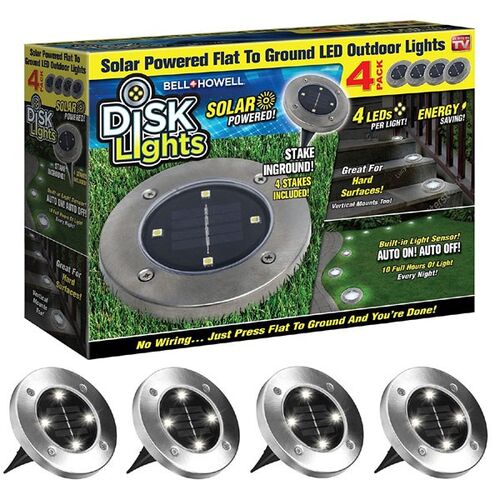 Bell+Howell Disk Lights - 4-Pack
