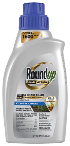 Dual Action Weed & Grass Killer Plus 4 Month Preventer Concentrate - 32 oz