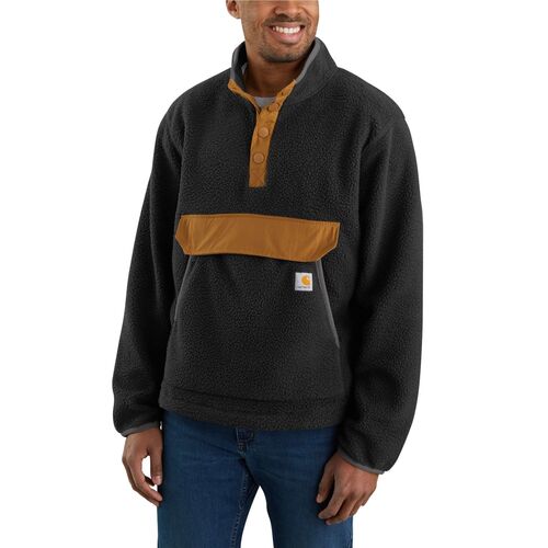 Men's 1/4 Zip Sherpa Fleece Pullover Jacket