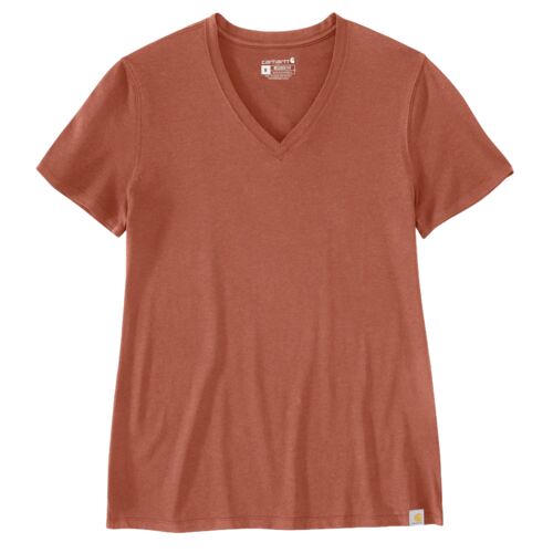 Women's Relaxed Fit Lightweight Short Sleeve V-Neck T-Shirt