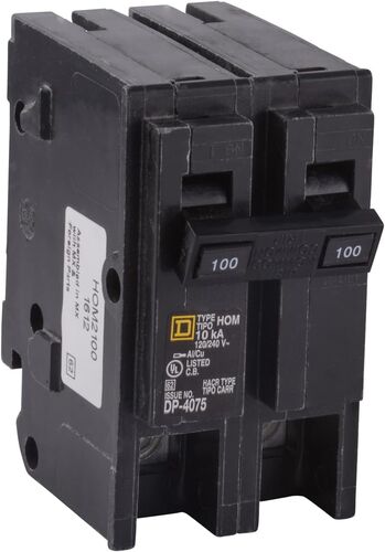 Homeline 100 Amp 2-Pole Standard Trip Circuit Breaker