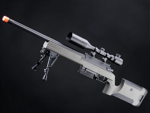 EMG Helios EV01 Bolt Action Airsoft Sniper Rifle in Black