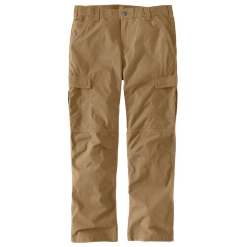 Men's Relaxed Fit Ripstop Cargo Work Pant in Dark Khaki