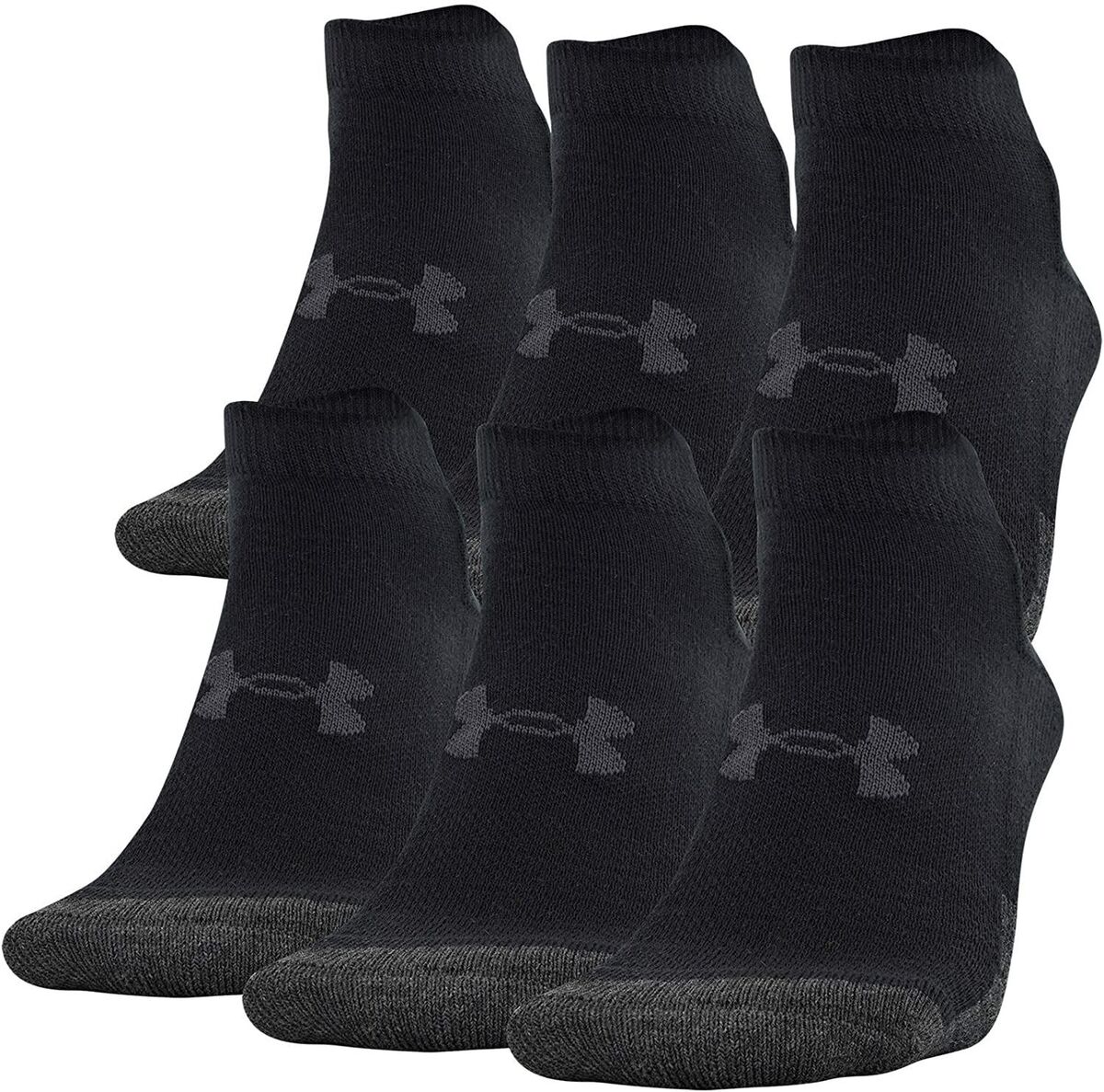 Under Armour Mens Performance Low Cut 3 Pair Socks