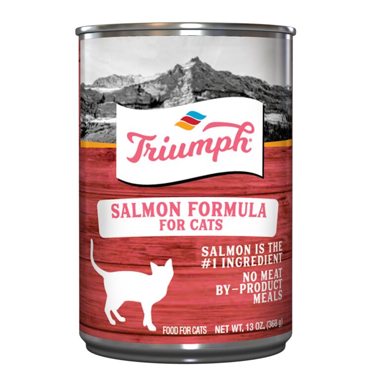 Triumph Pet Industries Canned Cat Food Salmon Flavor 13 oz