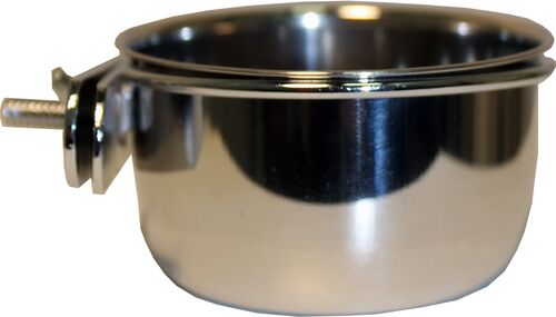 Stainless Steel Coop Cup with Bolt Hanger