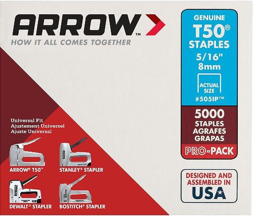 PRO-Pack 5/16" Heavy Duty T50 Staples - 5000-Pack