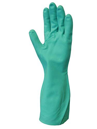 Green Full Nitrile Chemical Resistant Safety Glove