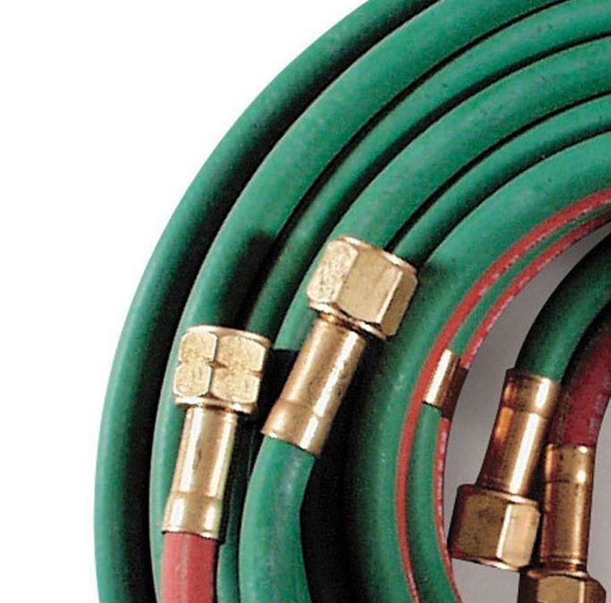 Hobart Gas Welding Hose, Twin, 0.25 x 50