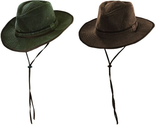 Men's Weathered Cotton Outback Safari Hat