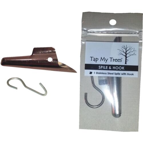 Maple Sugaring Stainless Steel Spile & Hook