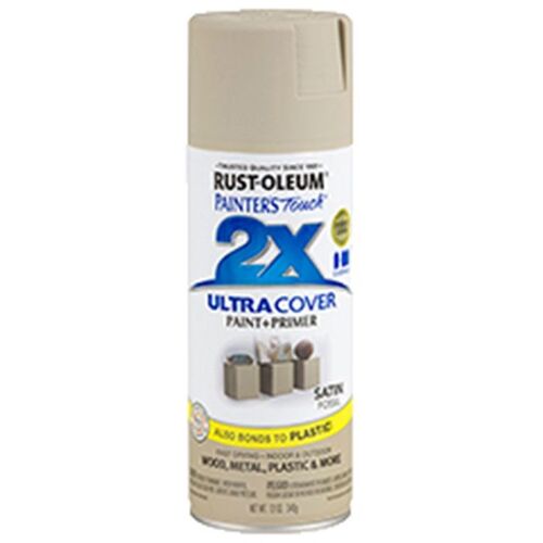 Painter's Touch 2X Ultra Cover Paint + Primer Spray Paint in Satin Fossil - 12 oz