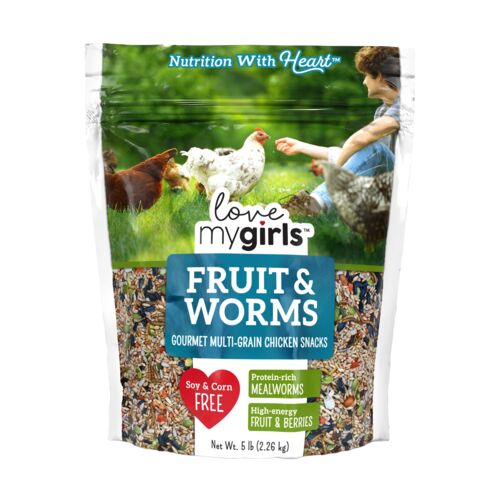 Fruit & Worms Gourmet Multi-Grain Chicken Snacks - 5 Lb
