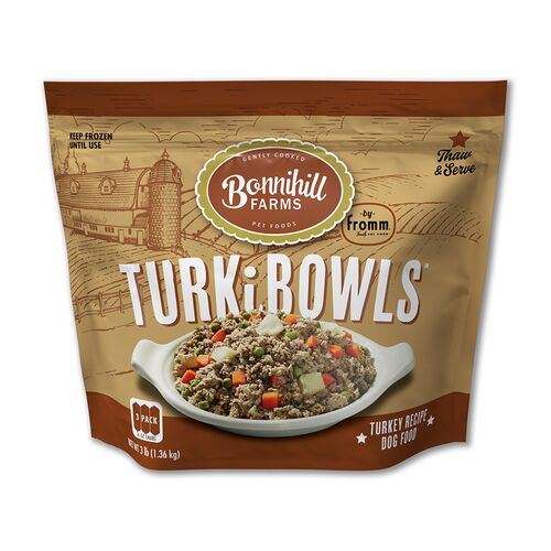 Bonnihill Farms TurkiBowls Turkey Recipe Dog Food - 3 Lb